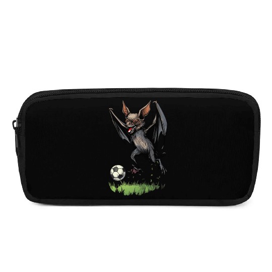 Fledermaus Bat Fußball Soccer Ball Bats Pencil Cases