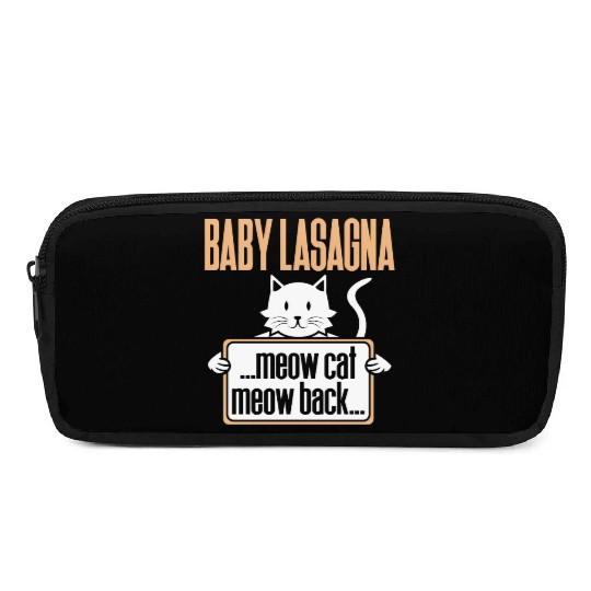 Baby Lasagna meow cat meow back Pencil Cases