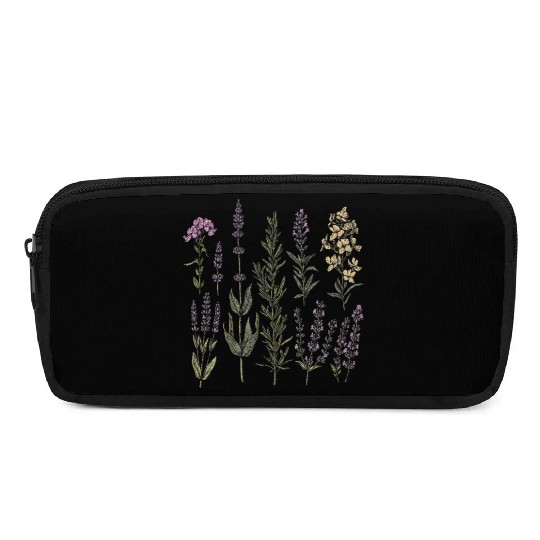 Spring Flower Girl Floral Lavender Flowers Summer Pencil Cases