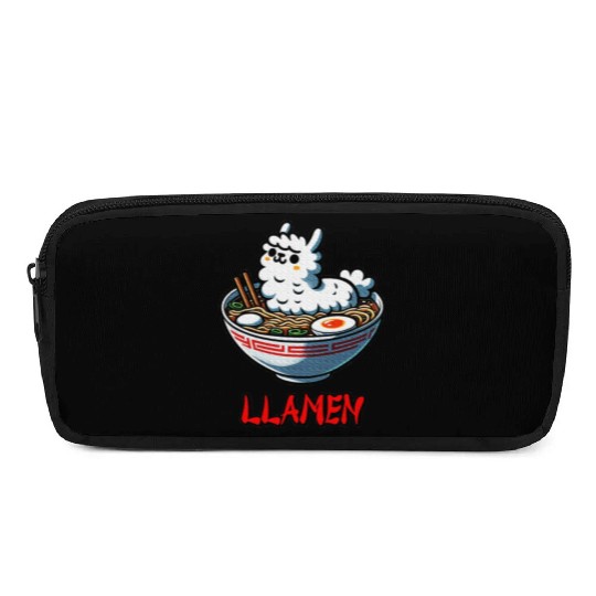 Llamen Noodles Chinese Food Alpaca Llama Lover Pencil Cases