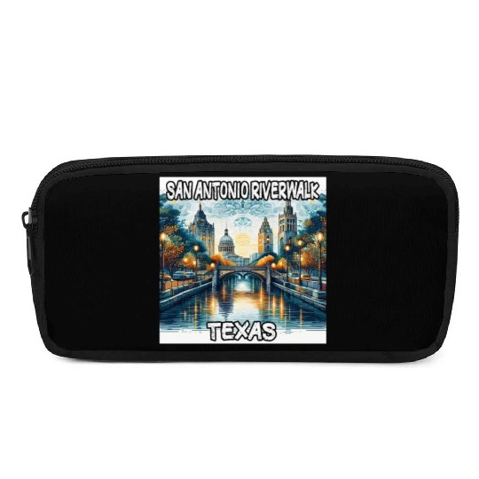 San Antonio Riverwalk Pencil Cases