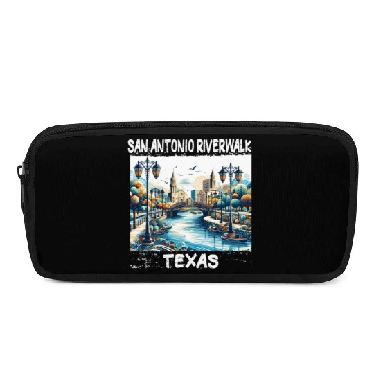 San Antonio Riverwalk Pencil Cases