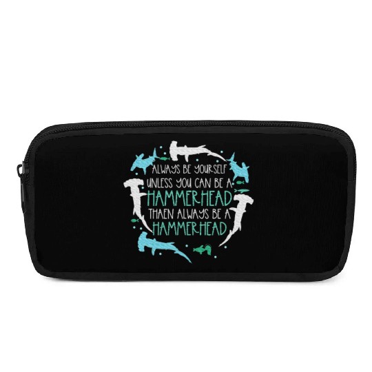 Hammerhead Underwater Ocean Hammerhead Shark Lover Pencil Cases
