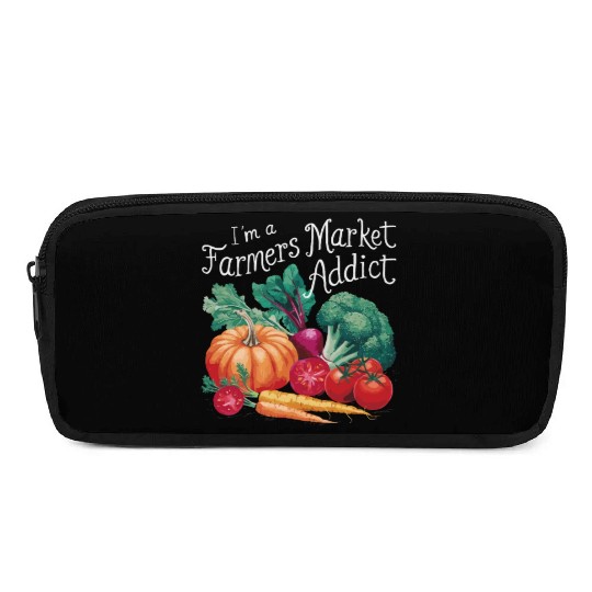 Farmers Market Farmer Agriculture Farming Food Pencil Cases