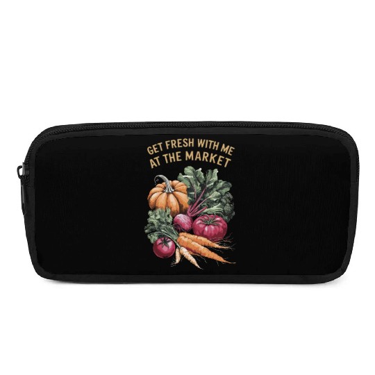 Farmers Market Farmer Agriculture Farming Food Pencil Cases