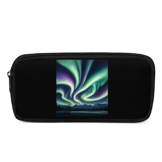 ultra realistic northern lights Pencil Cases