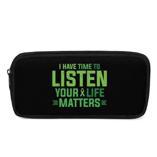 Fight The Stigma Butterfly Mental Health Pencil Cases