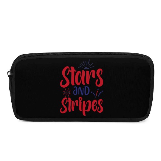 Stars and Stripes Pencil Cases