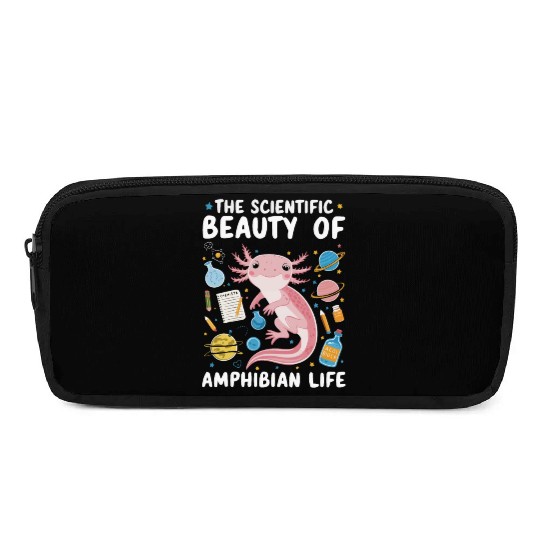 Axolotl Science Teacher Mexican Salamander Pencil Cases