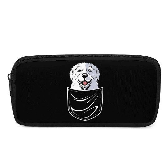 Dog In A Pocket Pet Lover Cute Great Pyrenees Pencil Cases
