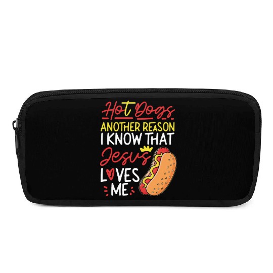 Hot Dog Adult Jesus Faith Pencil Cases