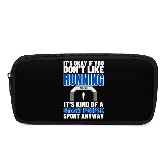 Running Is For Smart People Funny Marathon Pencil Cases