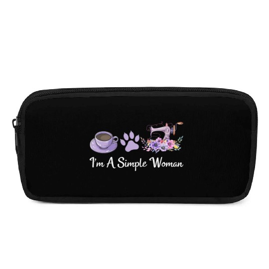 I'm A Simple Woman - Cat Lover Sewing Sewing Lover Pencil Cases
