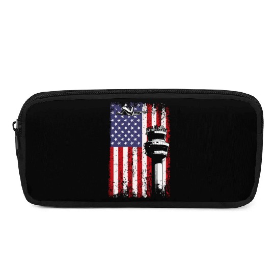 American Flag US, air traffic controller Pencil Cases