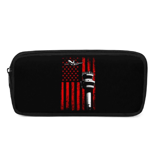 American Flag US, air traffic controller Pencil Cases