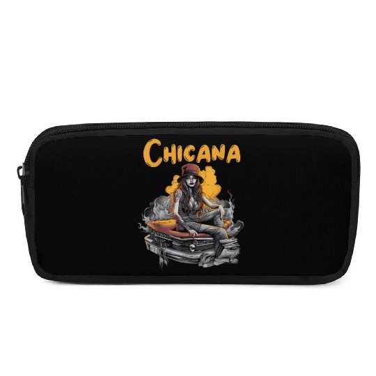 Chicana Lowrider Clothes Mexican American Pencil Cases