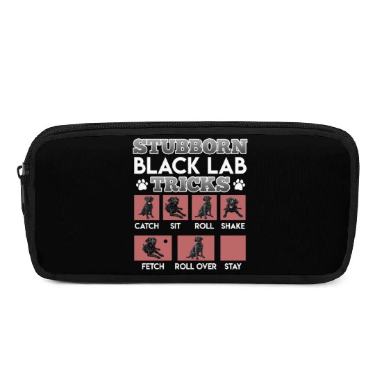 Labrador Owner STUBBORN BLACK LAB TRICKS Pencil Cases