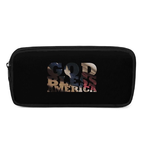 God Bless America Pencil Cases