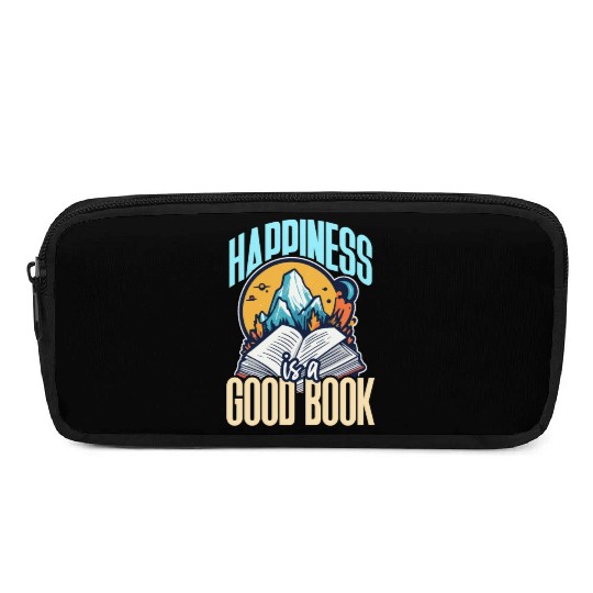 Literature Teacher Happiness Is A Good Book Reader Pencil Cases