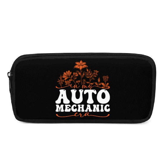In My Auto Mechanic Era Floral Art Pencil Cases