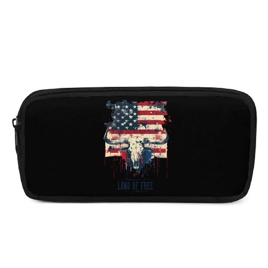 Land of the free because of the brave , 4 July Pencil Cases