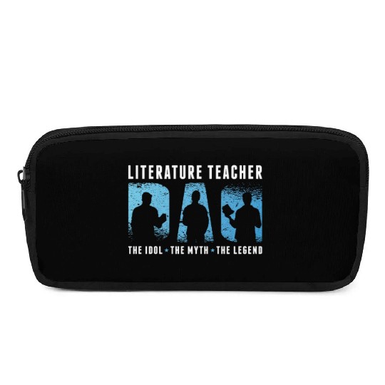 Literature Teacher Dad The Idol The Myth Bookworm Pencil Cases