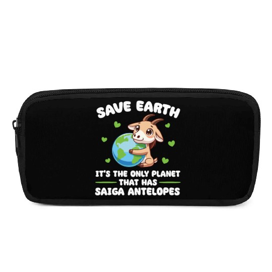 Is The Only Planet With Saiga antelopes Earth Day Pencil Cases