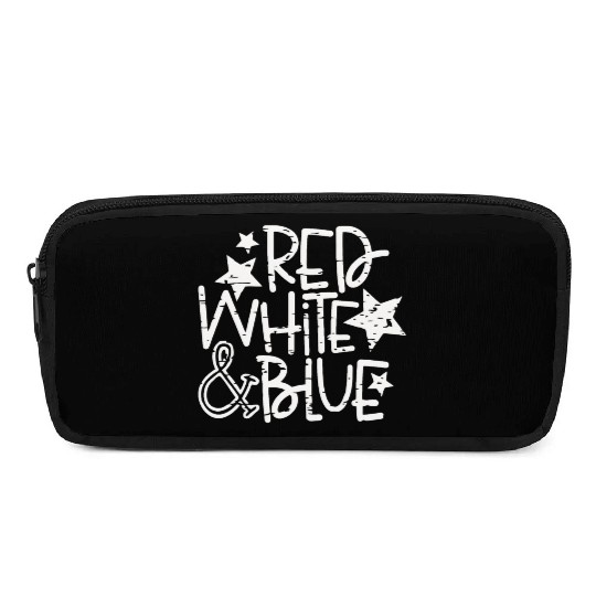 Red White And Blue Pencil Cases