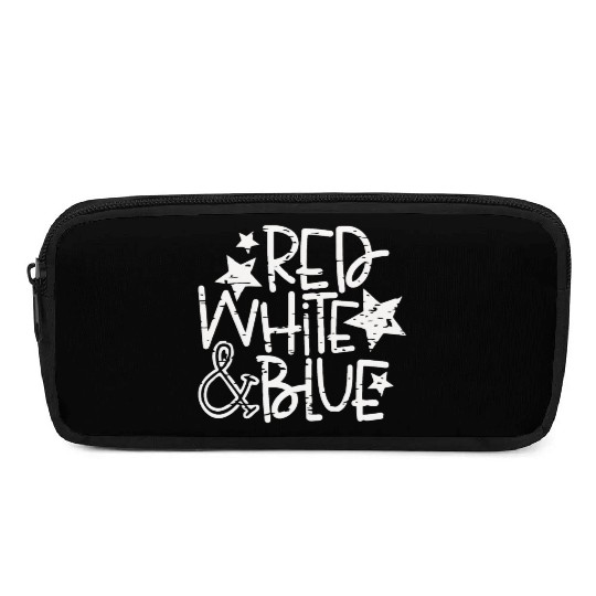 Red White And Blue Pencil Cases