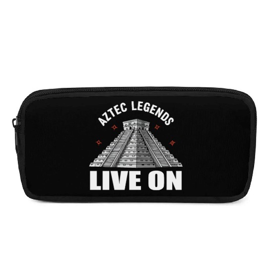 Aztec Pyramid Mayan Indigenous Mexican Aztec Pencil Cases