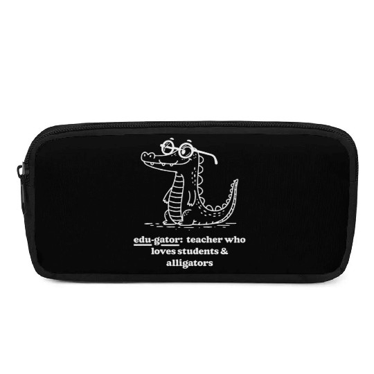 Elementary Teacher Edu gator Loves Pencil Cases