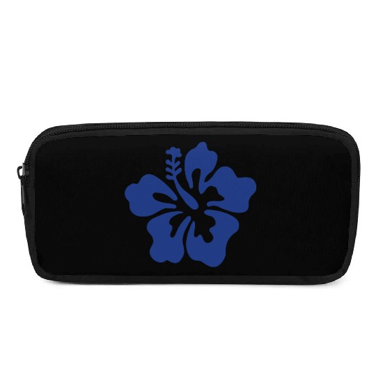 Hibiscus - Blue Pencil Cases