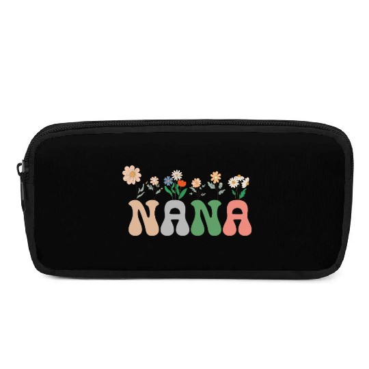 Nana Wildflower Floral Design Cherry Blossom Nana Pencil Cases