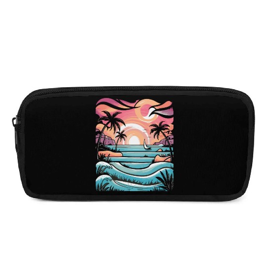 Azure Embrace Mediterranean Dreamscapes Pencil Cases
