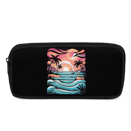 Azure Embrace Mediterranean Dreamscapes Pencil Cases