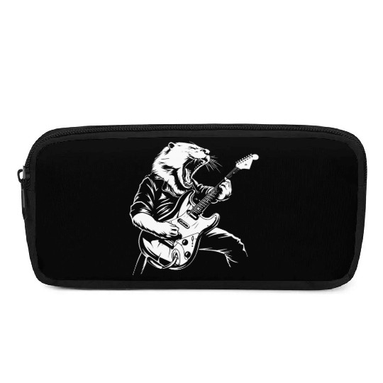 Rock and Roll Otter Guitar Pencil Cases