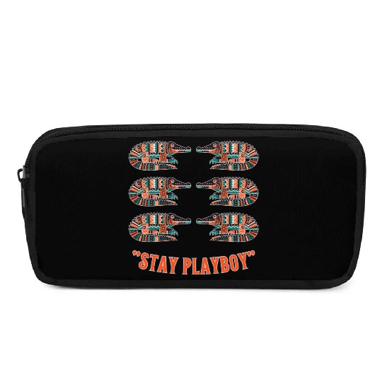 Stylish Playboy with Crocodile Pencil Cases