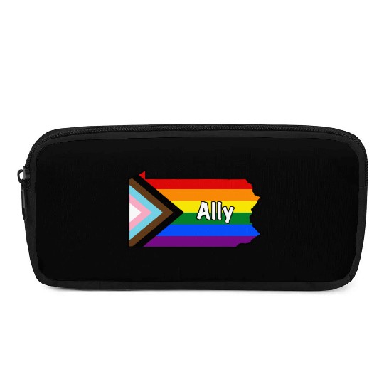 Pennsylvania Pride Ally Progress Flag Pencil Cases