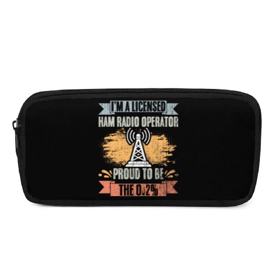 Retro I'm A Licensed Ham Radio Operator Proud To Pencil Cases