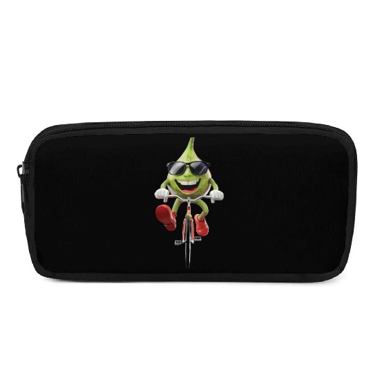 Fig Cycling On Bike Realistic Pencil Cases