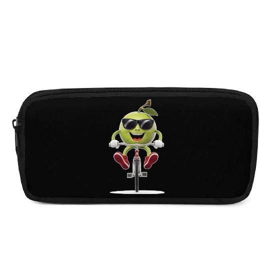 Guava Cycling On Bike Realistic Pencil Cases