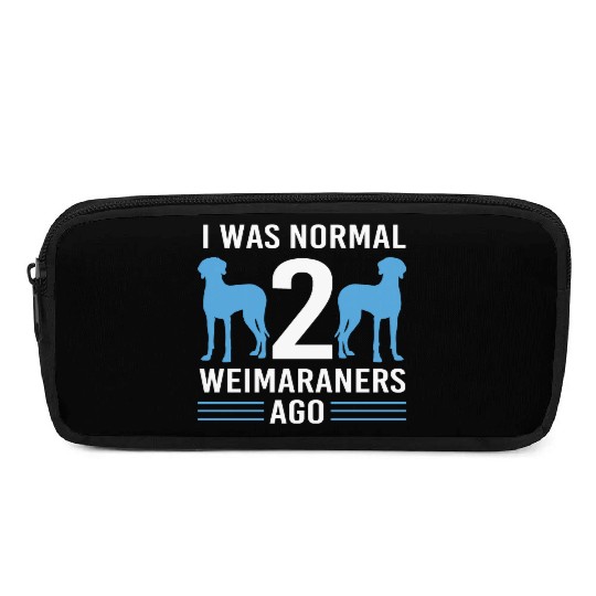 Weimaraner Dog Pun Pet Owner Funny Weimaraner Pencil Cases