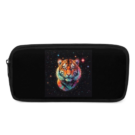 Tiger watching from the stars Pencil Cases