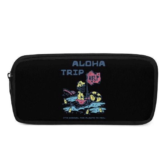 Aloha Trip Tropical Vacation Design Pencil Cases
