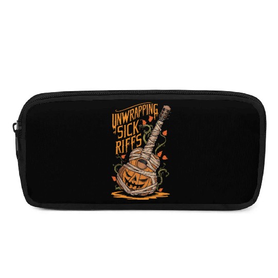 musical pumpkin autumn vibes spooky guitar autumn Pencil Cases