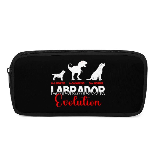 Labrador EVOLUTION Labrador Lovers Funny Pencil Cases