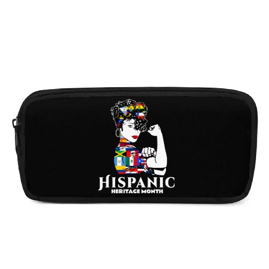 Hispanic Heritage Month Latino Countries Flag Pencil Cases