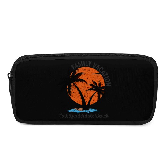 Family Vacation San Diego Fort Lauderdale Beach Pencil Cases
