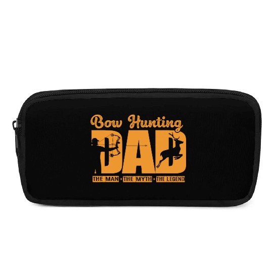 Retro The Man The Myth The Legend Bow Hunting Dad Pencil Cases