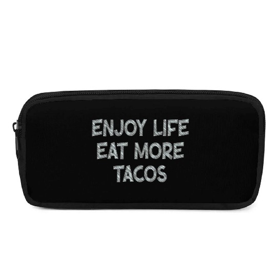 Taco Lovers Enjoy Tacos Pencil Cases